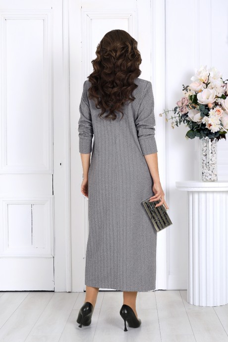 Платье NINELE 6090 светло-серый размер 50-58 #9