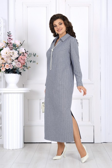 Платье NINELE 6009 голубой размер 48-56 #2