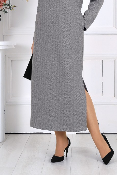 Платье NINELE 6009 светло-серый размер 48-56 #8