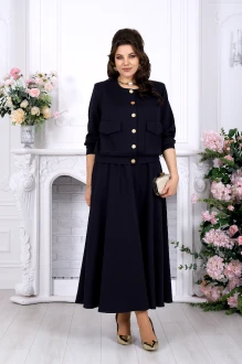 Юбочный костюм NINELE 7522 тройка синий