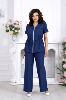 Брючный костюм NINELE 6106 двойка синий
