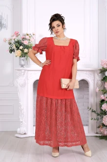 Платье NINELE 6114 красное