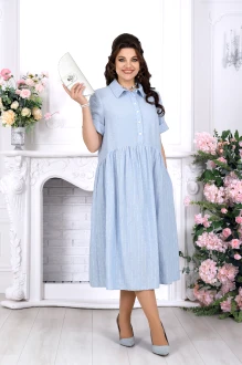 Платье NINELE 7536 голубое