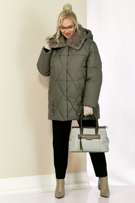 Куртка Shetti 2207 светло-оливковый размер 48-58 #6