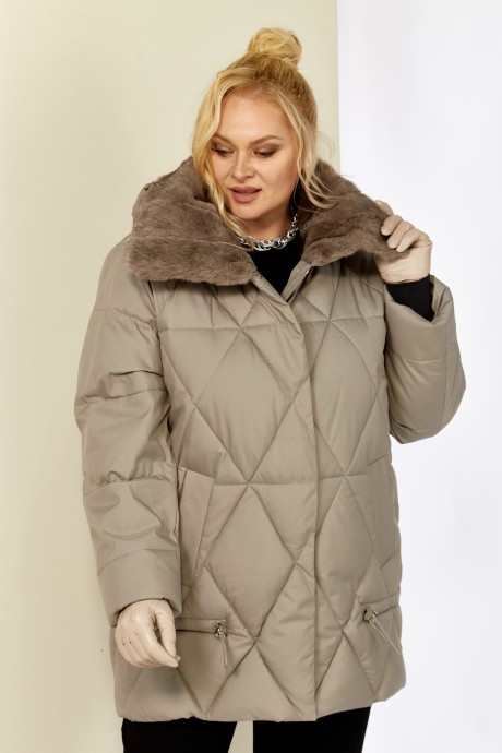 Куртка Shetti 2207 бежево-серый размер 48-58 #1