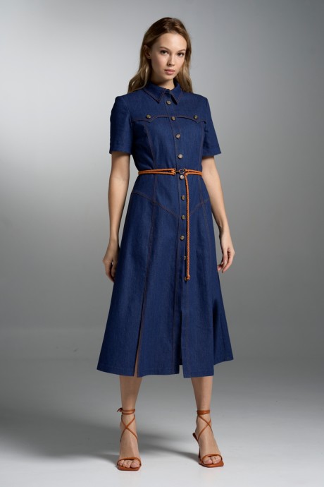 Платье Vi Oro VR-1032 синий размер 42-52 #1
