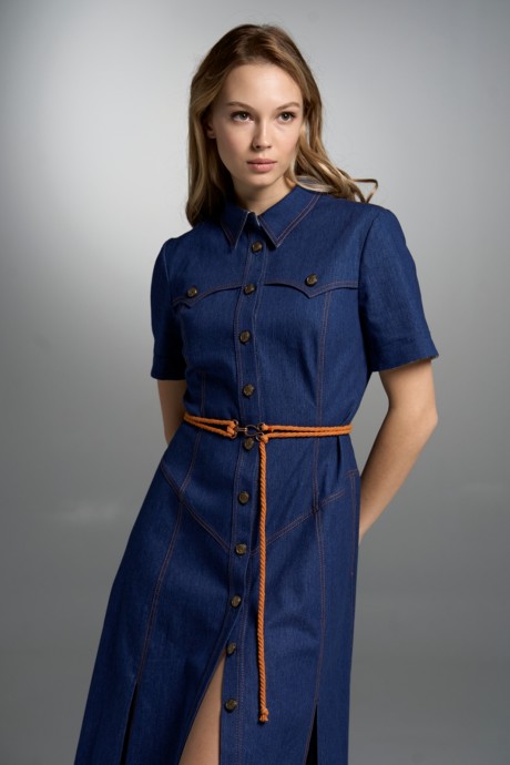 Платье Vi Oro VR-1032 синий размер 42-52 #3