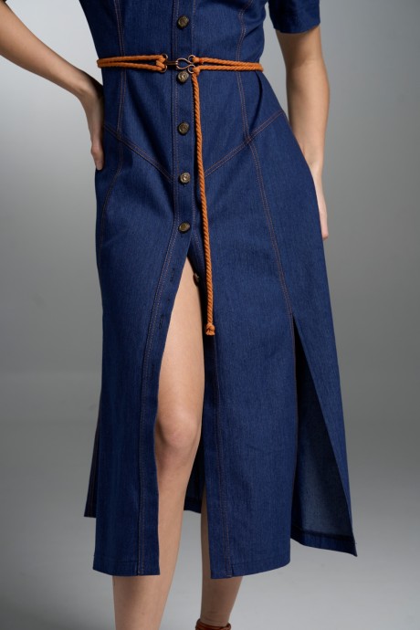 Платье Vi Oro VR-1032 синий размер 42-52 #4