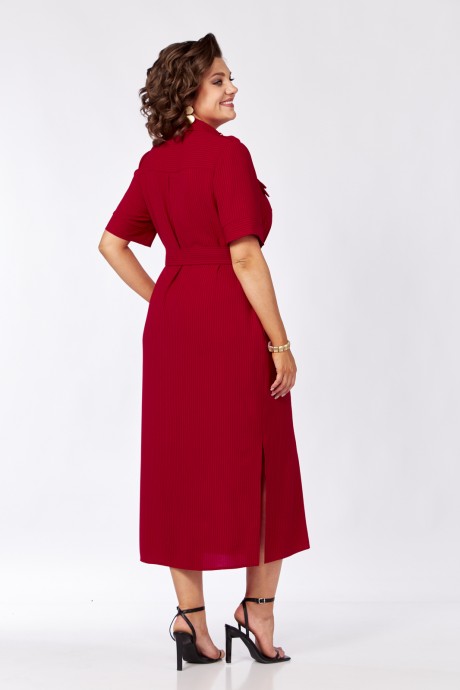 Платье Vi Oro VR-1136 бордовый размер 44-60 #5