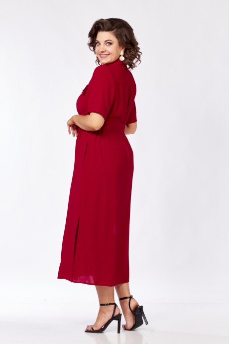 Платье Vi Oro VR-1136 бордовый размер 44-60 #7