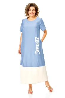 Платье Vi Oro 1252 голубой