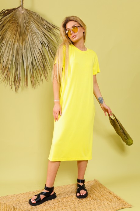 Платье NikVa н364 - 3 лимон размер 42-56 #1