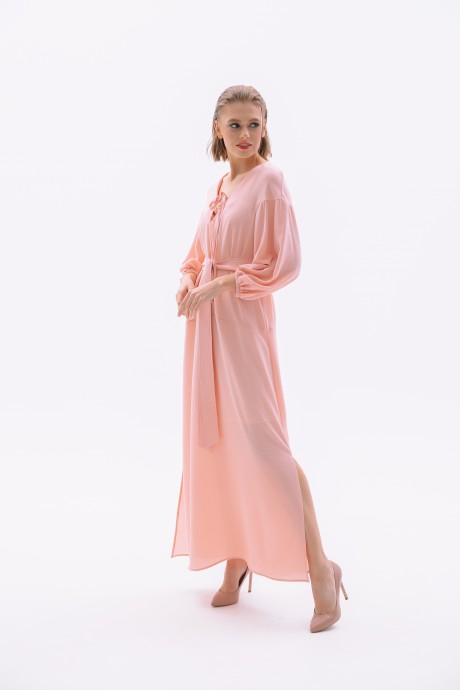 Платье NikVa н406-1 пудра размер 42-58 #2