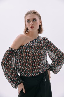 Блузка NikVa н413-2 черный #1
