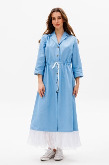 Платье NikVa н515 голубой #1