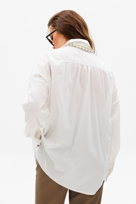 Рубашка NikVa н531-2 сливочный размер 42-58 #5