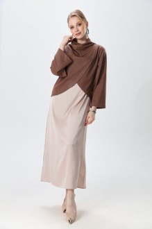 Костюм NikVa н1015 -1 двойка капучино, бежевый