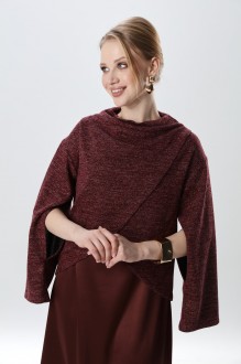 Джемпер (кофта) NikVa н1016 -3 махагон