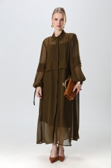 Платье NikVa н943 -5 двойка хаки