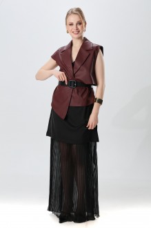 Костюм NikVa н1018 -2 двойка черный, бордо