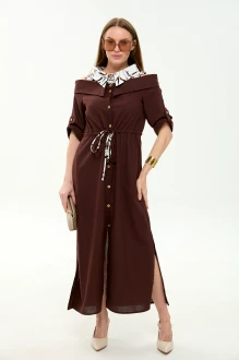Платье NikVa н985 -3 шоколад