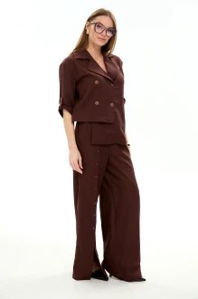 Брюки NikVa н977 -6 шоколад