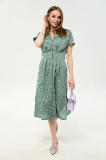 Платье NikVa н1047 -1 зелень