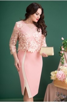 LILIANA 688N нежно розовый (платье+жакет) #3