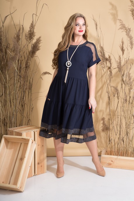 Платье LILIANA 799 синий размер 50-56 #2