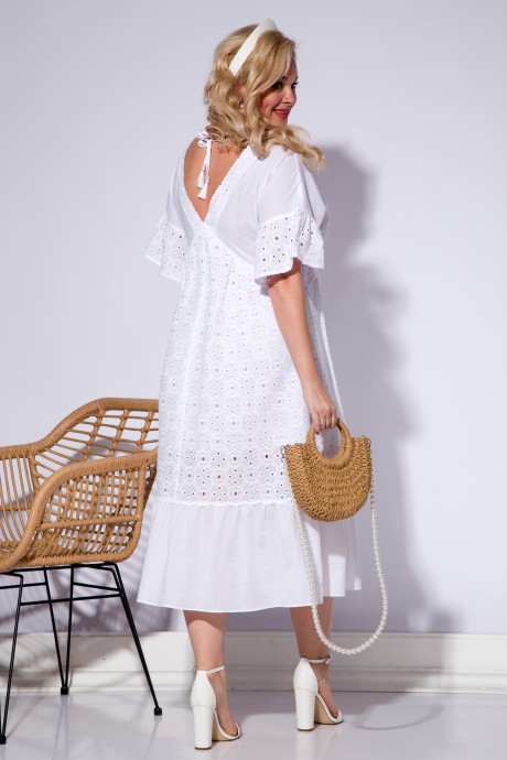 Платье LILIANA М 1188 белый размер 52-58 #5