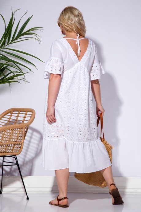 Платье LILIANA М 1188 белый размер 52-58 #6