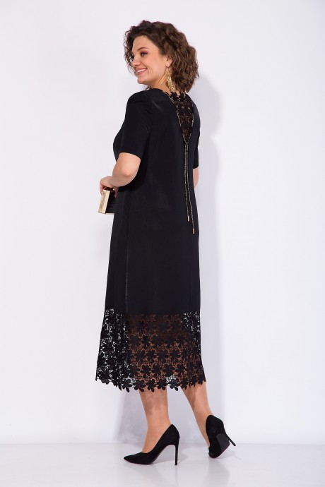 Платье LILIANA 1281 черный размер 50-56 #3