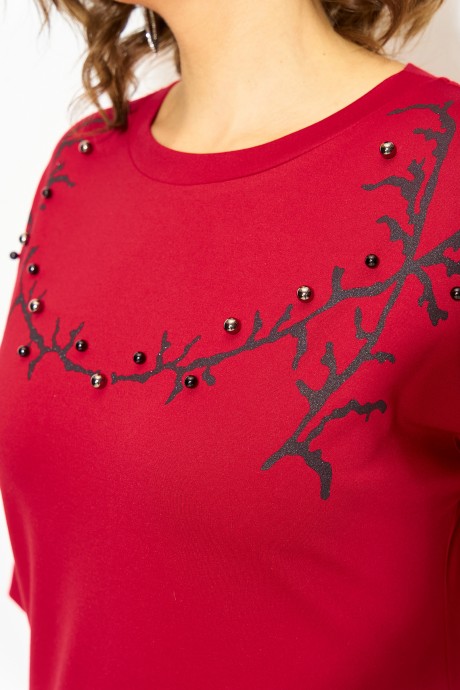 Платье LILIANA М 1490 алый размер 50-56 #6