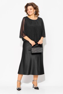 Юбочный костюм LILIANA М 1502К черный