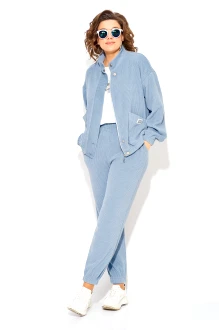 Брючный костюм LILIANA М1503 голубой