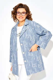 Жакет (пиджак) LILIANA М1505 джинс меланж