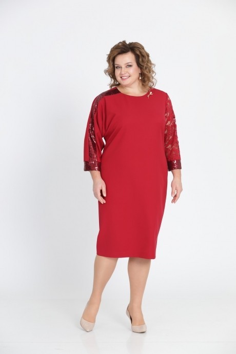 Вечернее платье Pretty 811 красный размер 56-66 #1