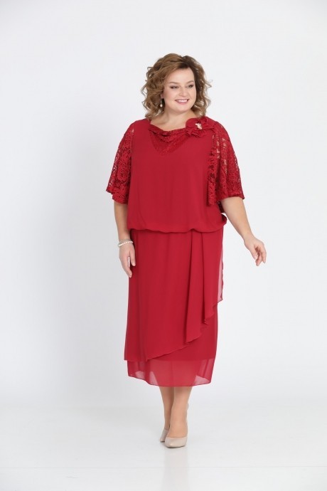 Вечернее платье Pretty 813 красный размер 56-66 #2