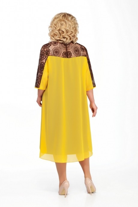 Вечернее платье Pretty 530 желтый размер 56-66 #2