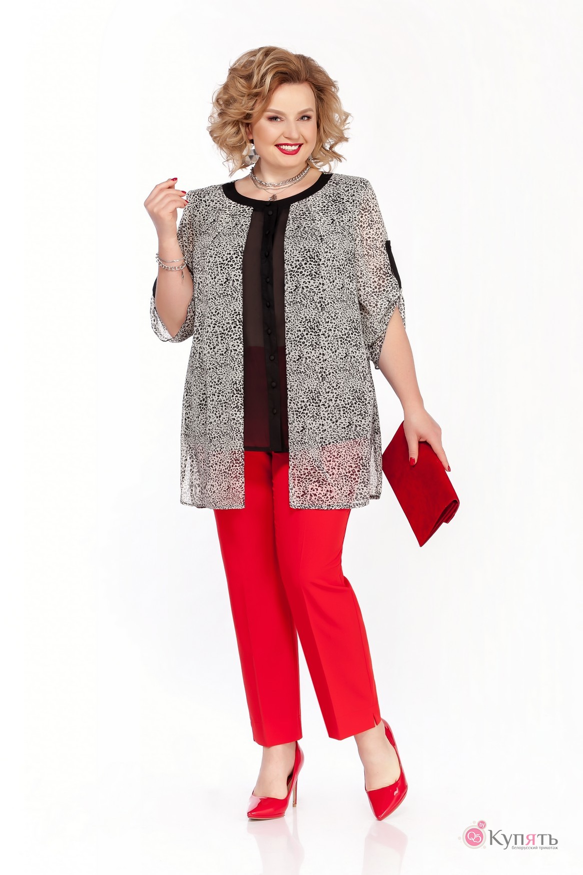 Купить Брючный Костюм 66 Размера