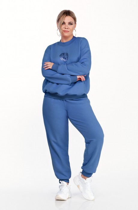 Спортивный костюм Pretty 1583 синий джинсовый размер 50-66 #1