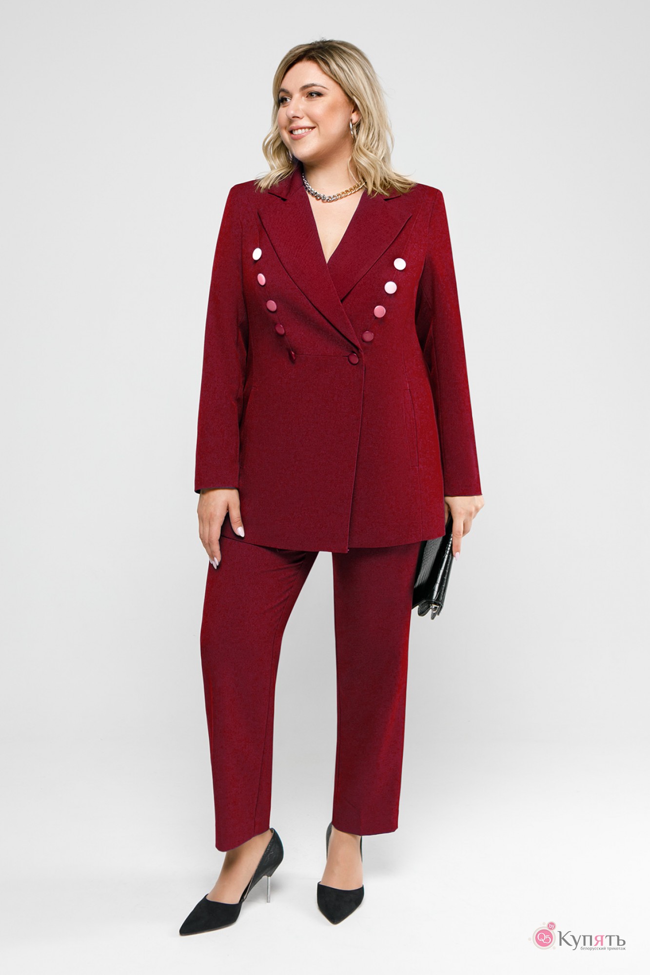 Купить Брючный Костюм 66 Размера