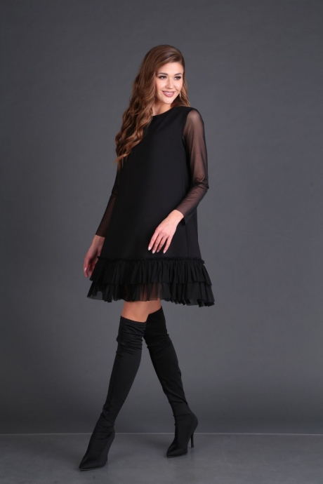 Вечернее платье DoMira 01-534 черный размер 42-48 #2