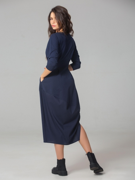 Платье DoMira 01-536 темно-синий размер 42-48 #3