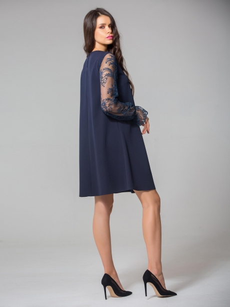 Вечернее платье DoMira 01-508 темно-синий размер 42-48 #4
