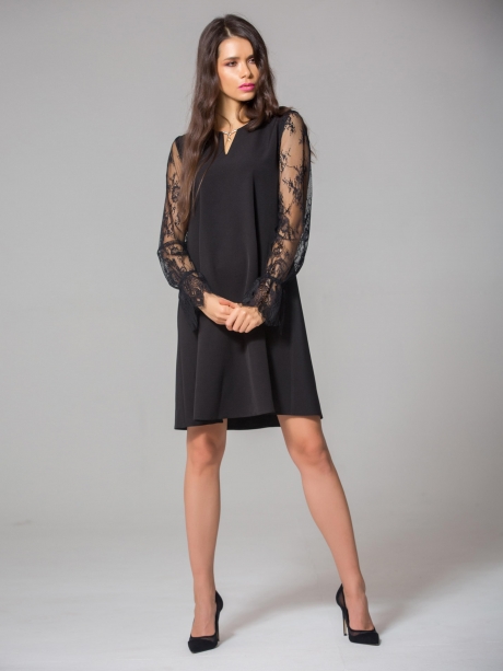 Вечернее платье DoMira 01-508 черный размер 42-48 #1
