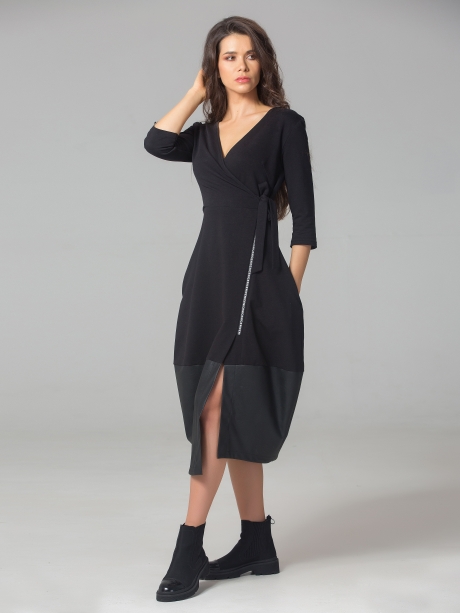 Платье DoMira 01-540 черный размер 42-48 #2