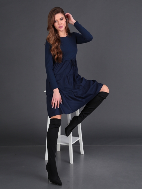 Платье DoMira 01-550 темно-синий размер 42-48 #3