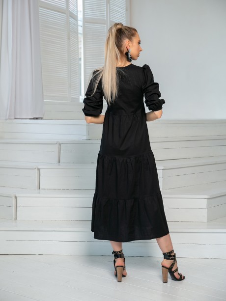Платье DoMira 01-558 чёрный размер 42-50 #6