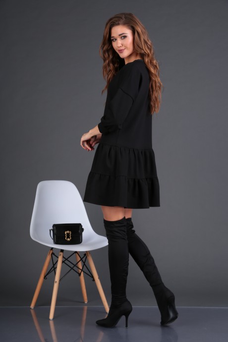 Платье DoMira 01-570 черный размер 42-48 #3